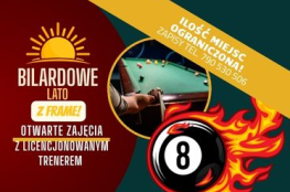Łódź Wydarzenie Imprezy Sportowe Bilardowe Lato z Frame - otwarte zajęcia