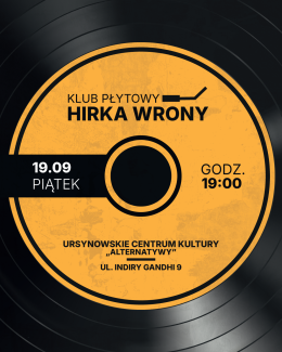 Klub Płytowy Hirka Wrony | spotkania z muzyką w roli głównej