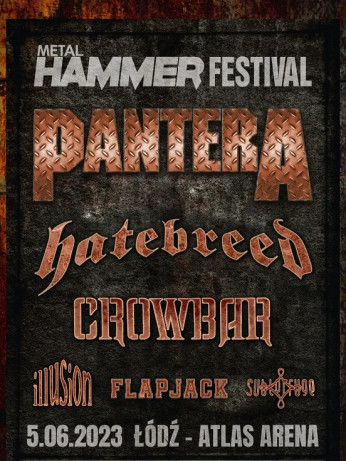 Łódź Wydarzenie Festiwal Metal Hammer Festival PANTERA  + goście specjalni