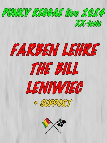 Łódź Wydarzenie Koncert PUNKY REGGAE LIVE 2024