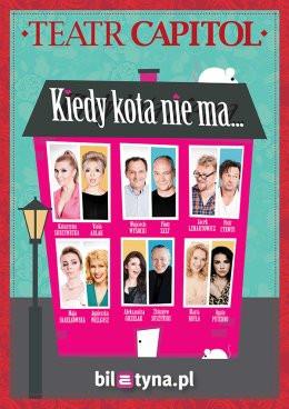 Łódź Wydarzenie Spektakl Kiedy kota nie ma...