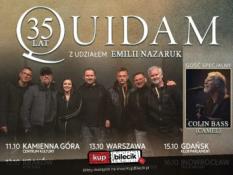Łódź Wydarzenie Koncert Trasa jubileuszowa - 35 lat Quidam z udziałem Emilii Nazaruk. Gość specjalny Colin Bass (Camel)