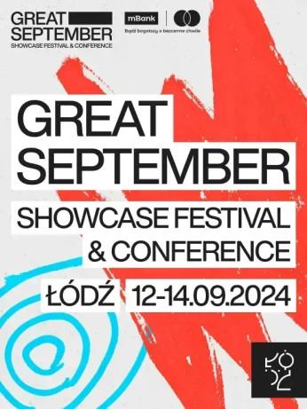 Łódź Wydarzenie Festiwal Great September Showcase Festival & Conference 2024