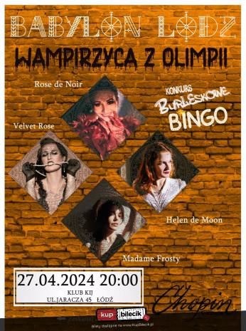 Łódź Wydarzenie Spektakl Burleska i bingo w klubie KIJ